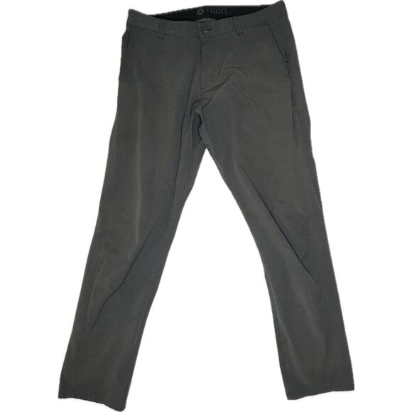 Vuori Canvas Aim Pants Men’s Gray Stretch Golf Performance 33x29 - Picture 1 of 8